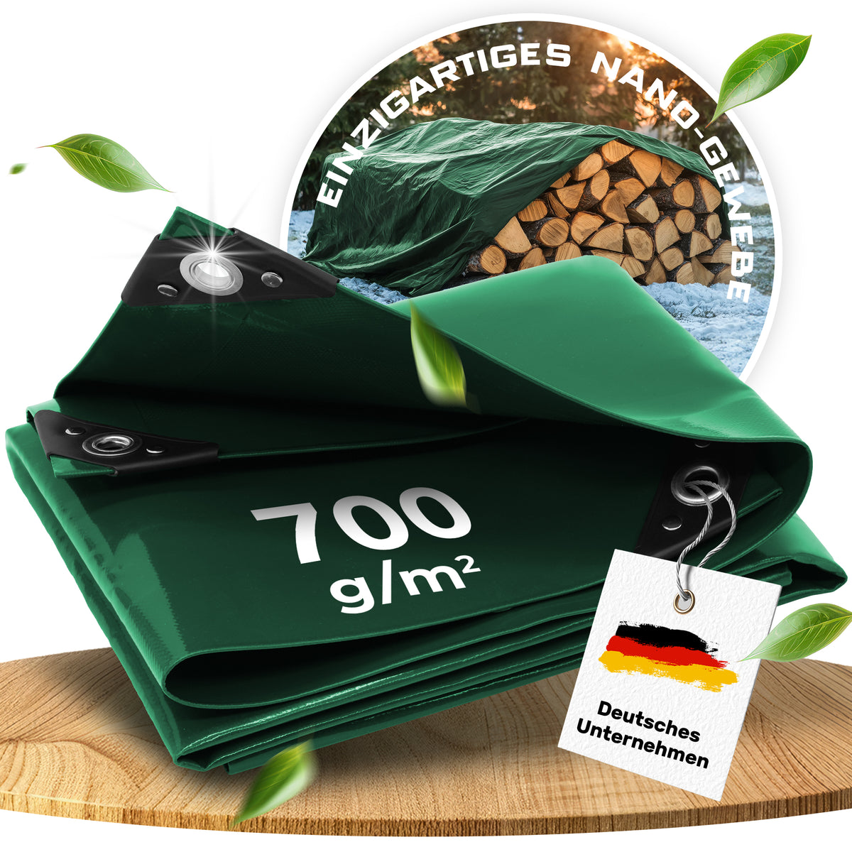 Abdeckplane mit 700g/m²