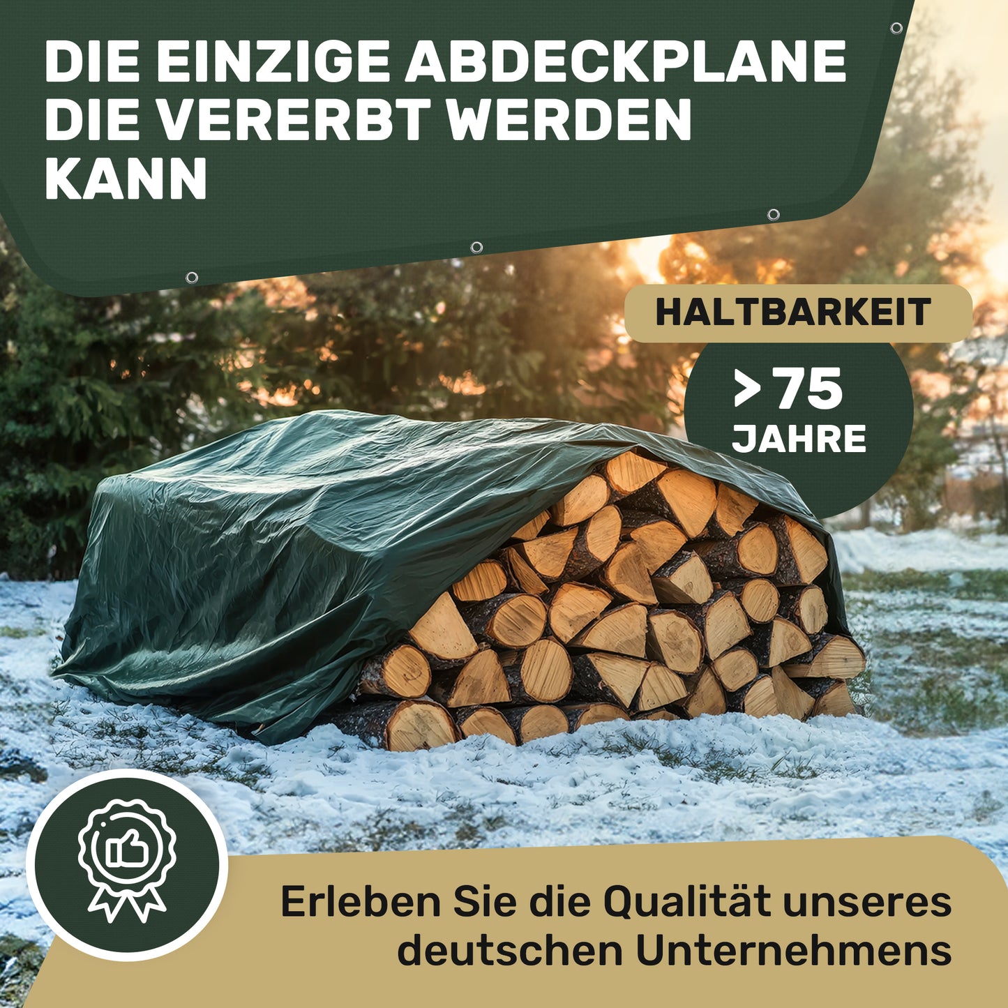 Abdeckplane mit 400g/m²